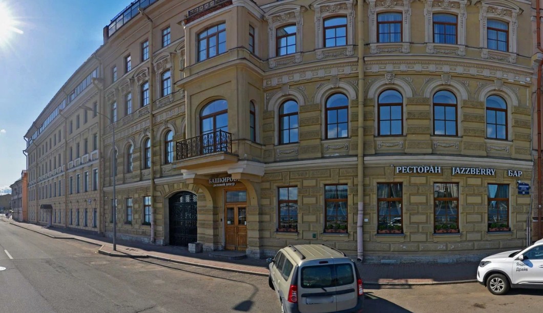 фасад дома, здание по адресу г Санкт-Петербург, Синопская наб, д 52